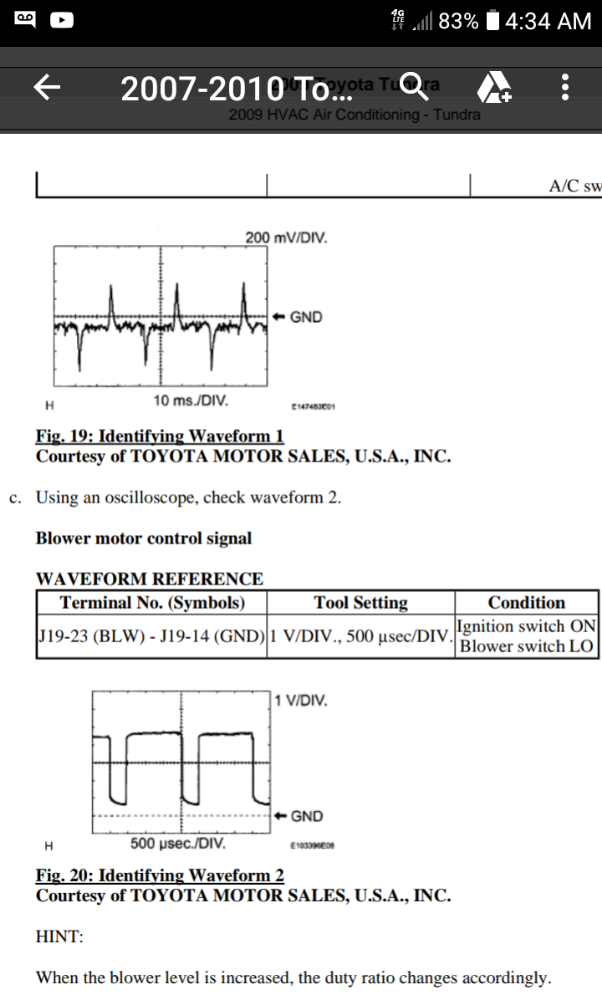 2008 Tundra Blower Fan - ScannerDanner Forum - SCANNERDANNER