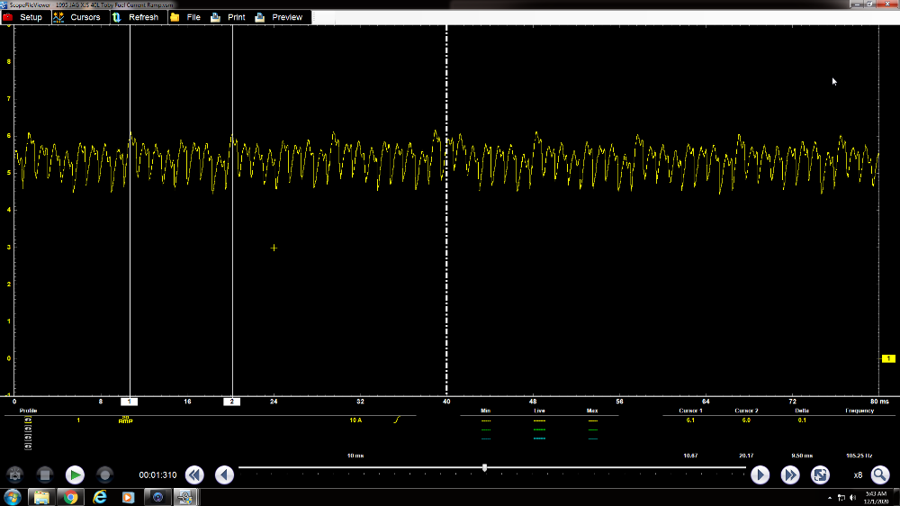 Fuel Pump Current Ramp Waveform bad pump? ScannerDanner Forum