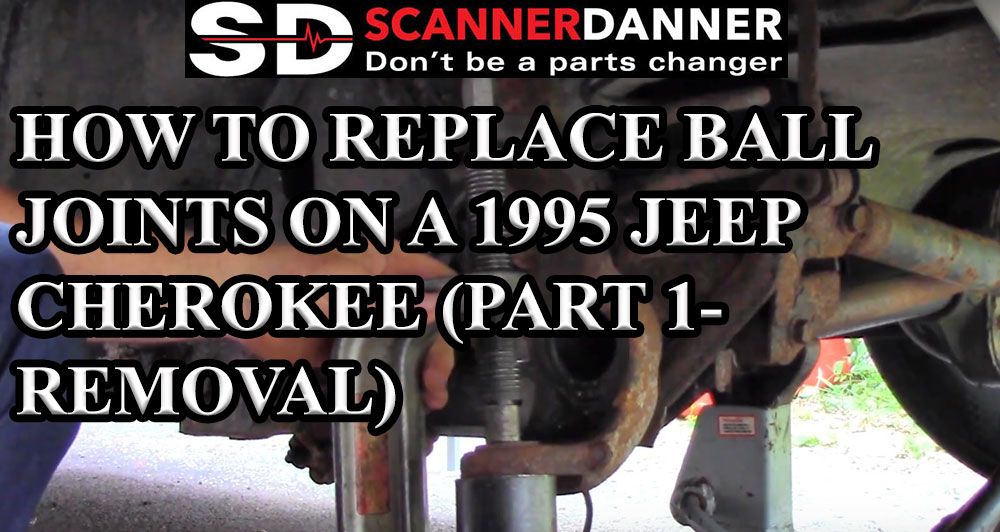 How to replace ball joints on a 1995 Jeep Cherokee (part 1- removal ...